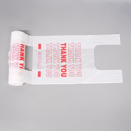 T-shirt biodegradabile compostabile con cerniera T-shirt resistente HDPE-PLA-Pbat-LDPE-PE Produttore di pannolini per cacca di cane in plastica personalizzata Sacchetti per la spazzatura con coulisse