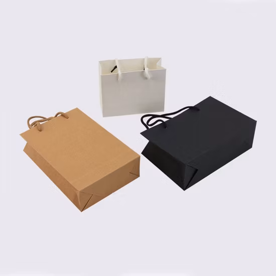 Stampa personalizzata di abbigliamento di lusso, abbigliamento, indumenti, scarpe, macchine per l'imballaggio, maniglie biodegradabili, sacchetti regalo in carta per la spesa